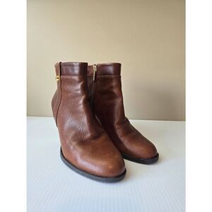 Bandolino Bdeleodora Ankle Boots Brown Sz 8M